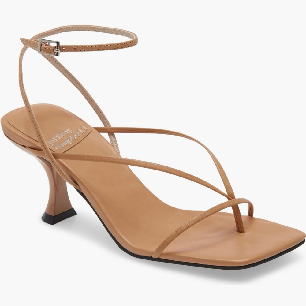 Jeffrey Campbell Fluxx Sandal (Size 9) in Nude.